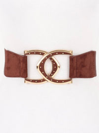 Interlocking Buckle Wide Belt