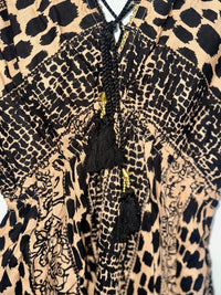 Neutral Safari Front Tie Maxi