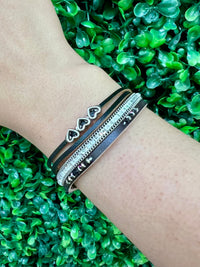Leatherette Wrap Bracelets