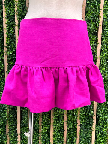 Delicate Rhinestone Fringe Short Skirt