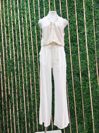 Rope Detailed Long Pant Set