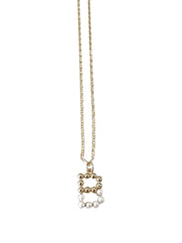 Kaleigh Pearl Initial / Mojogram Necklace