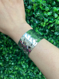 Stainless Steel Textured Cuff