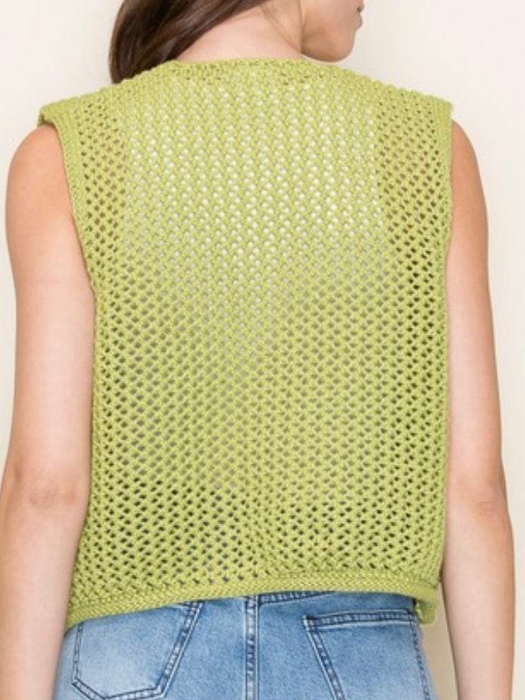 Breezy Knit Vest Top