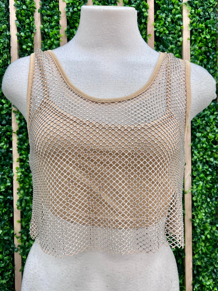 Rhinestone Tank Top