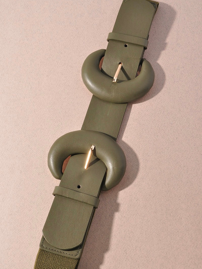Full Color Double Buckle Belt