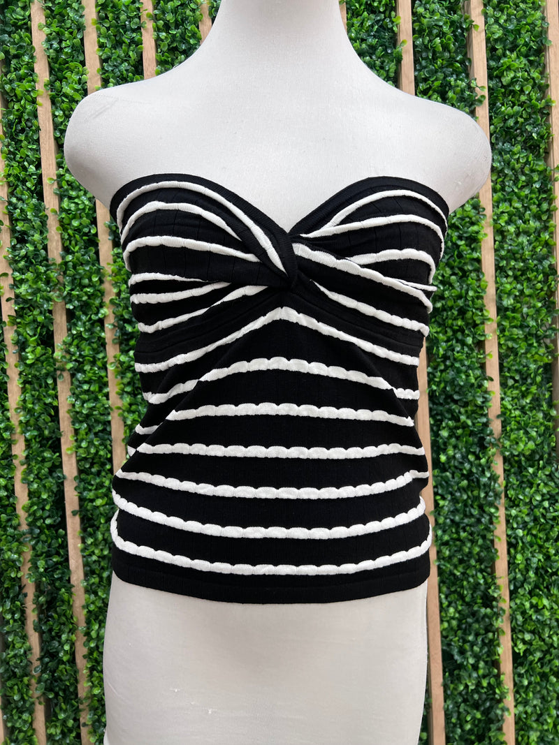 Twist Front Tube Top