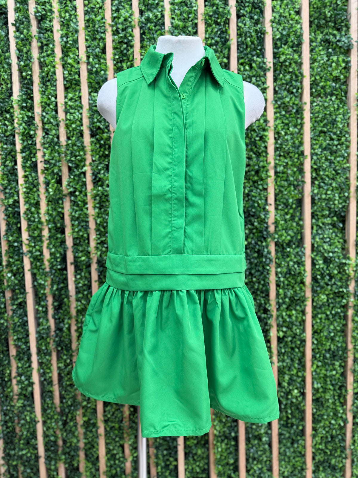 Sleeveless Collared Drop Waist Short Dress Ah L La Lifestyle Boutique Sleeveless Collared Drop Waist Short Dress Ah L La Lifestyle Boutique