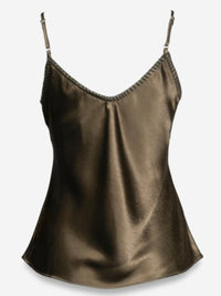 Whipstitch Satin Camisole