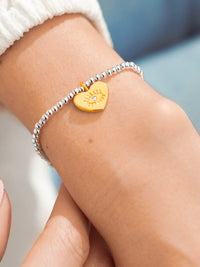 Little Moments Love Peace and Yoga Bracelet