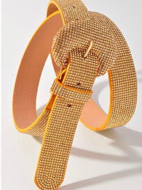 Small buckle Rhinestone Belt