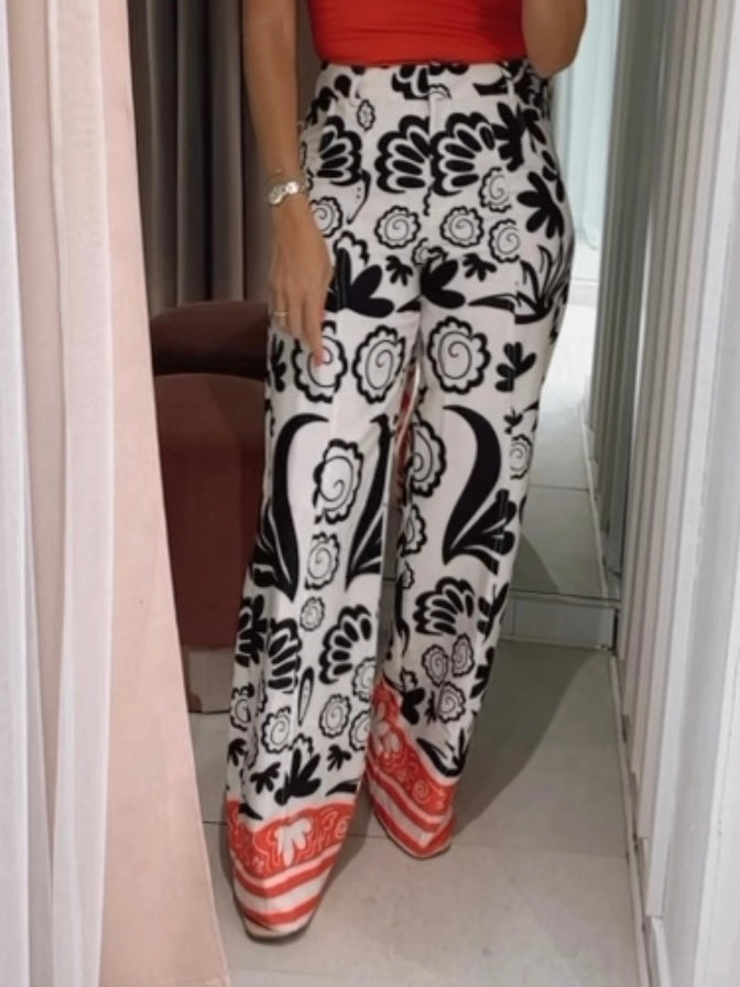 Exquisite Liliana Meza Black Vine Pant