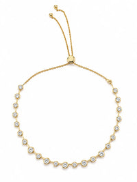 SJ Lora Bezel Necklace