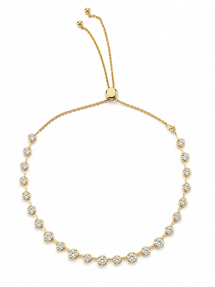 SJ Lora Bezel Necklace