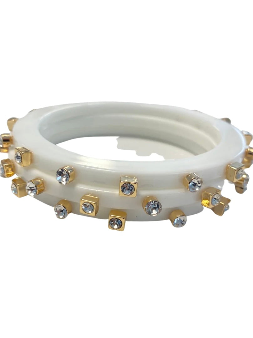 City Girl Studded Bangle Set