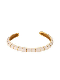 Caterpillar  Striped Open Bracelet