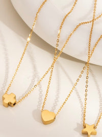 SS Meaning Charm Necklace