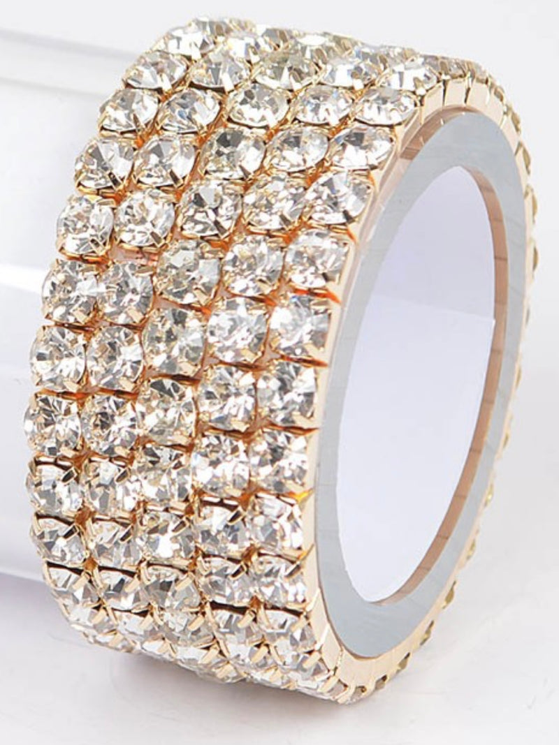 Multi Rhinestone Bracelet Set
