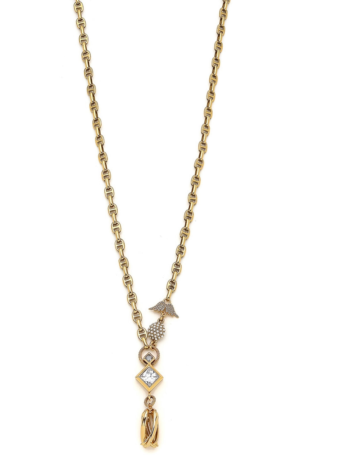 Maya Star Wing Tassel Necklace