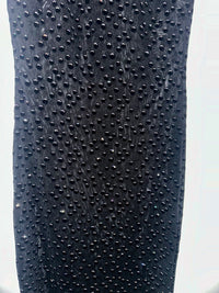 Black Glitter Dots Mesh