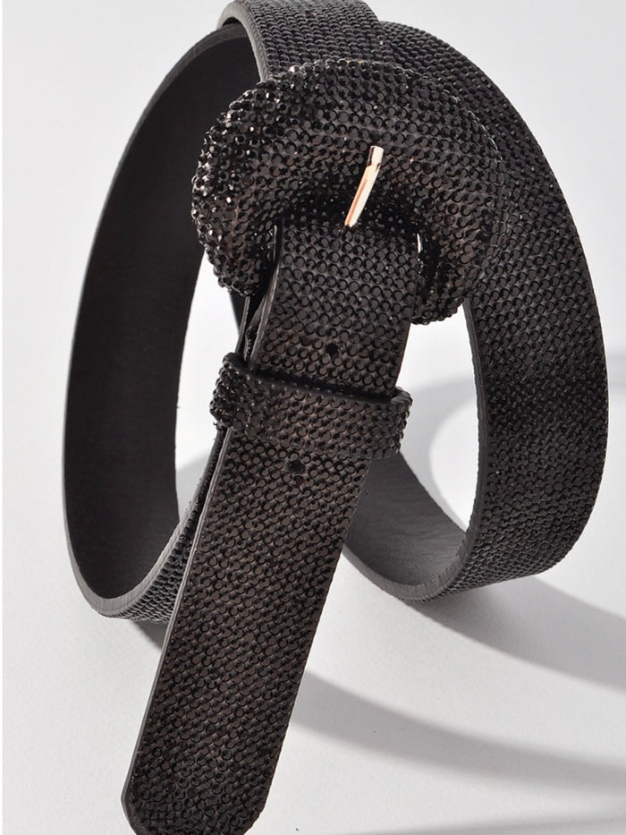 Small buckle Rhinestone Belt