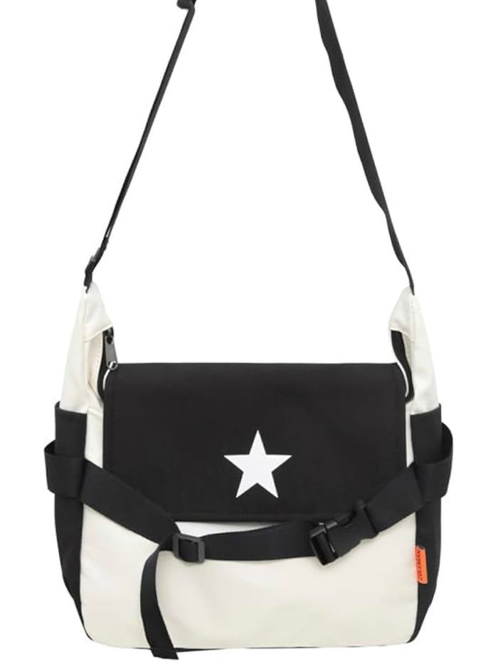 Star Nylon Messenger Bag