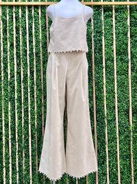 Pearl Trim Camisole Top