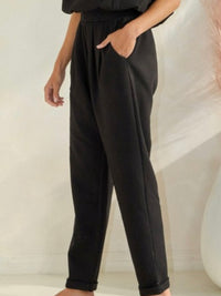 Black Modal Pencil Pant