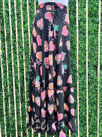 Fun Print Maxi Skirt