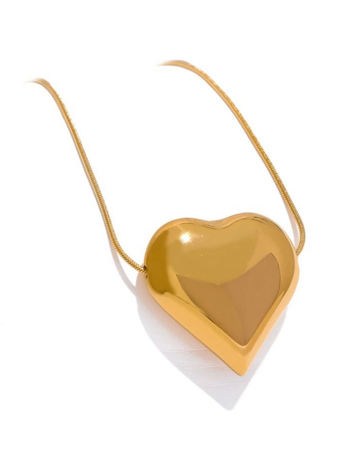 Large Heart Pendant Necklace