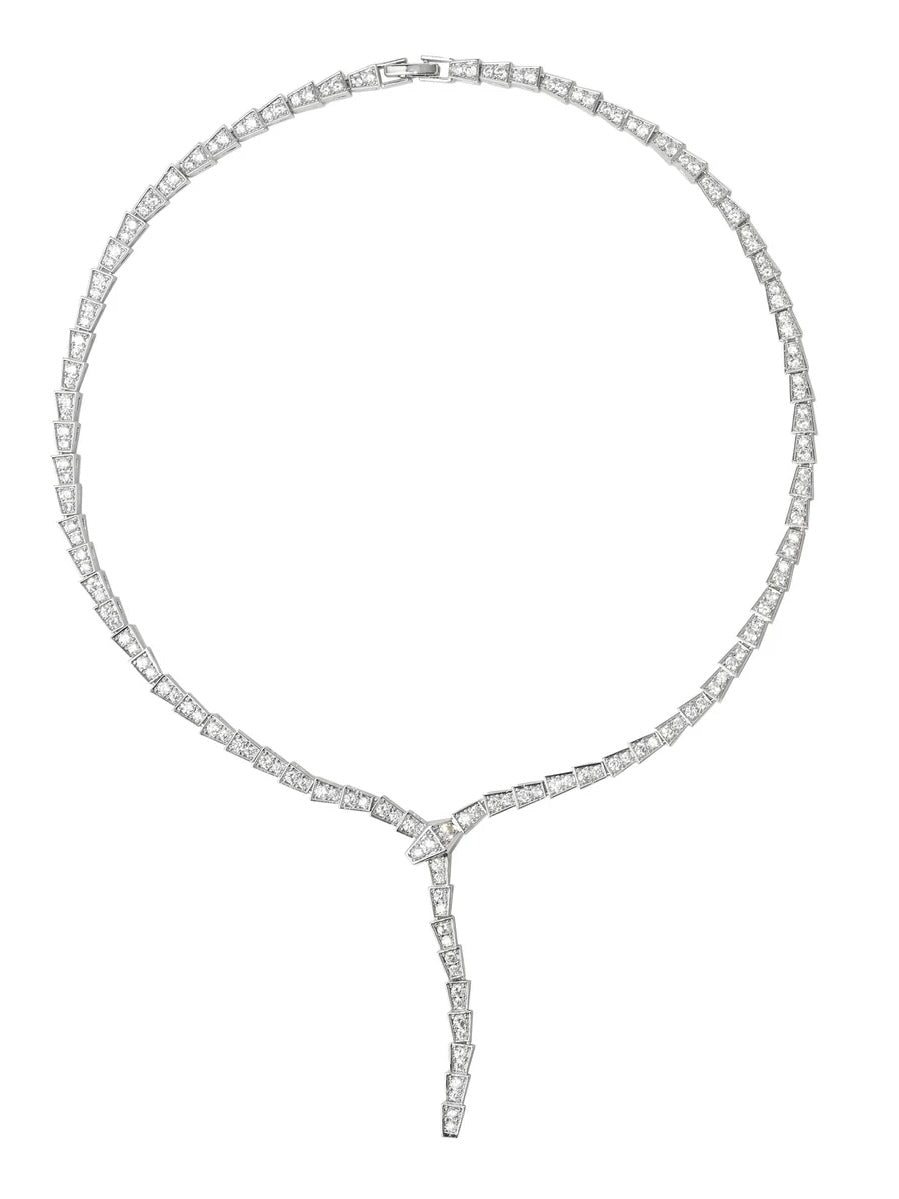 SJ Trina Snake Lariat Necklace
