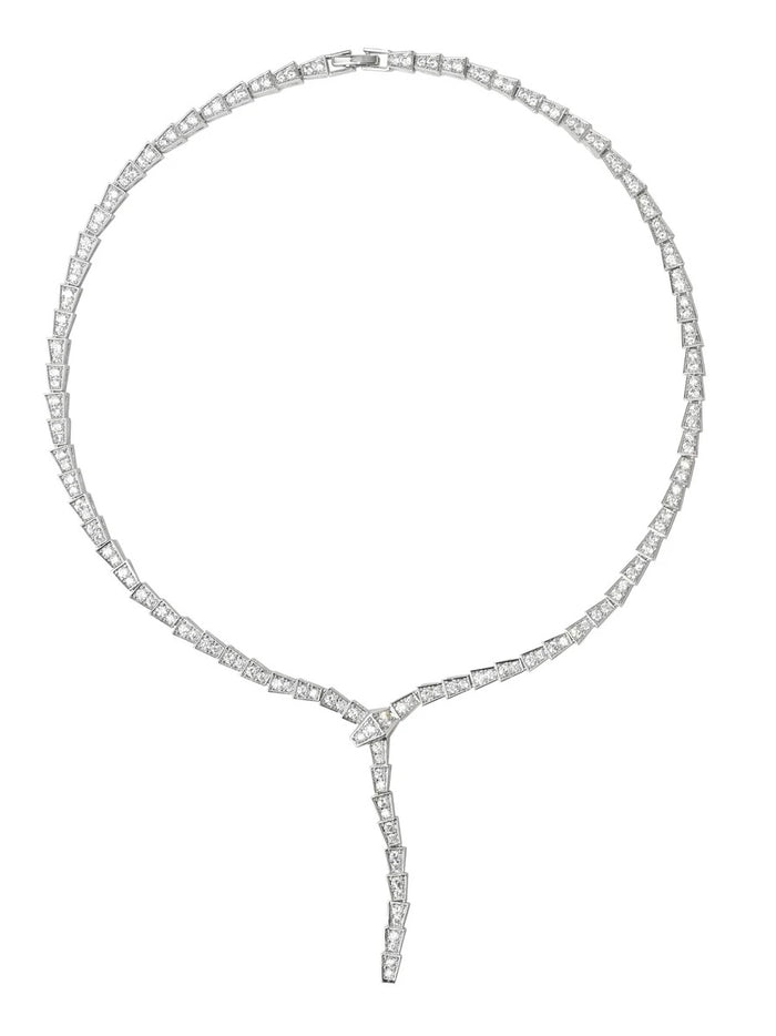 SJ Trina Snake Lariat Necklace