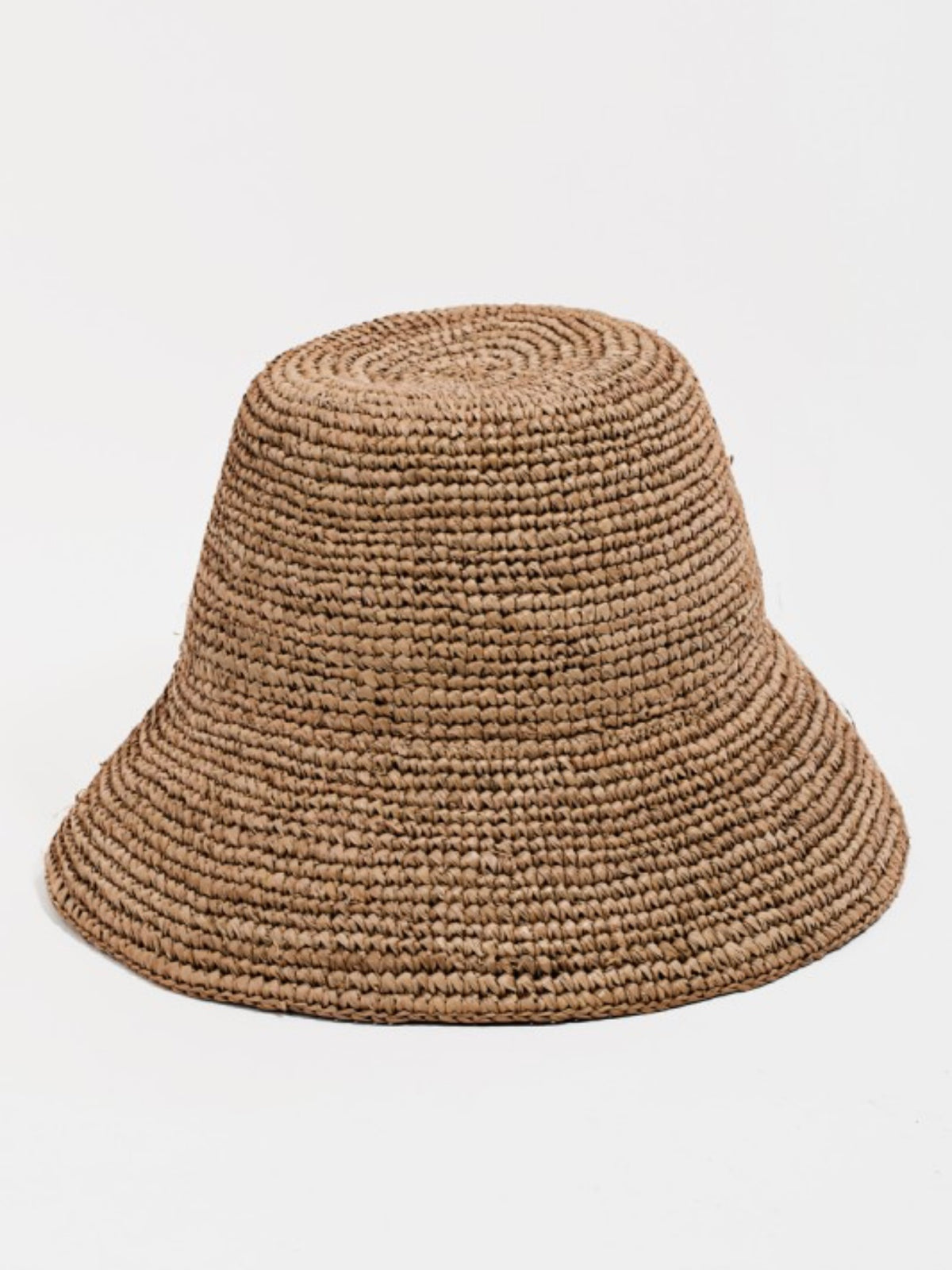 Natural Woven Bucket Hat