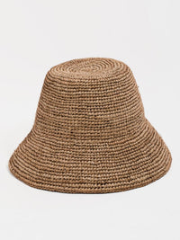 Natural Woven Bucket Hat
