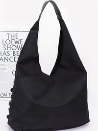 Multi Stone Studded Nylon Padded Crossbody Bag
