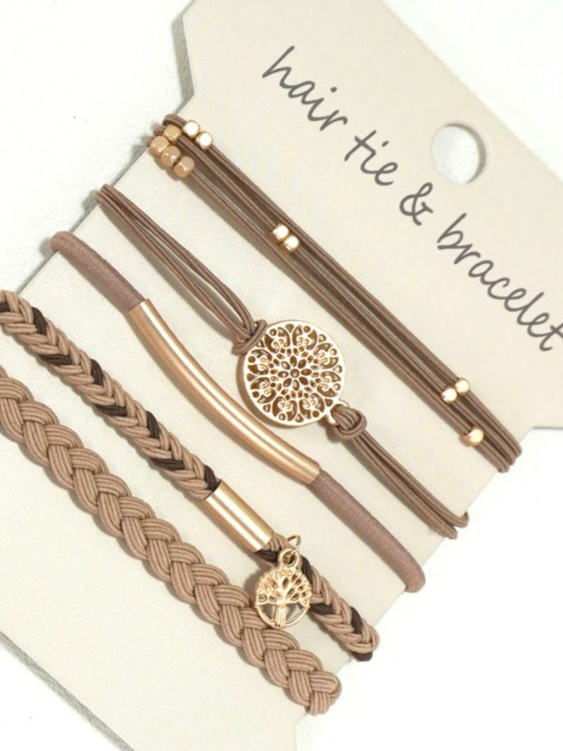 Duo Function Knot Bracelet Hair Ties