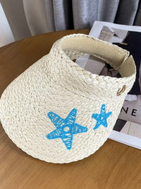 Starfish Straw Sun Visor