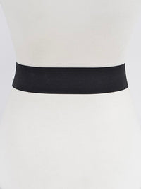 Black Gold Studs Stretch Belt