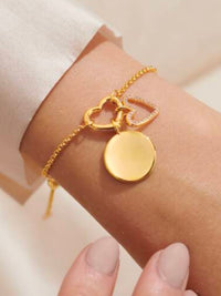 Little Moments Heart Clasp Luck Charms Bracelet