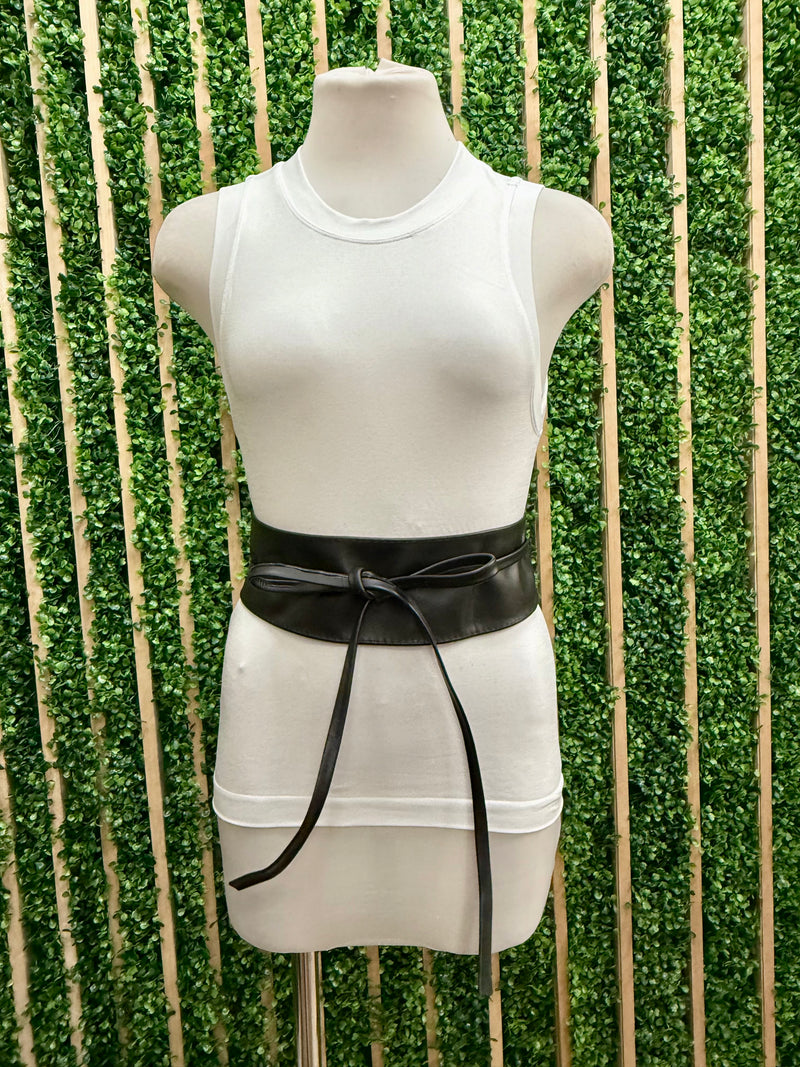 Wide Wrap Waist Belt