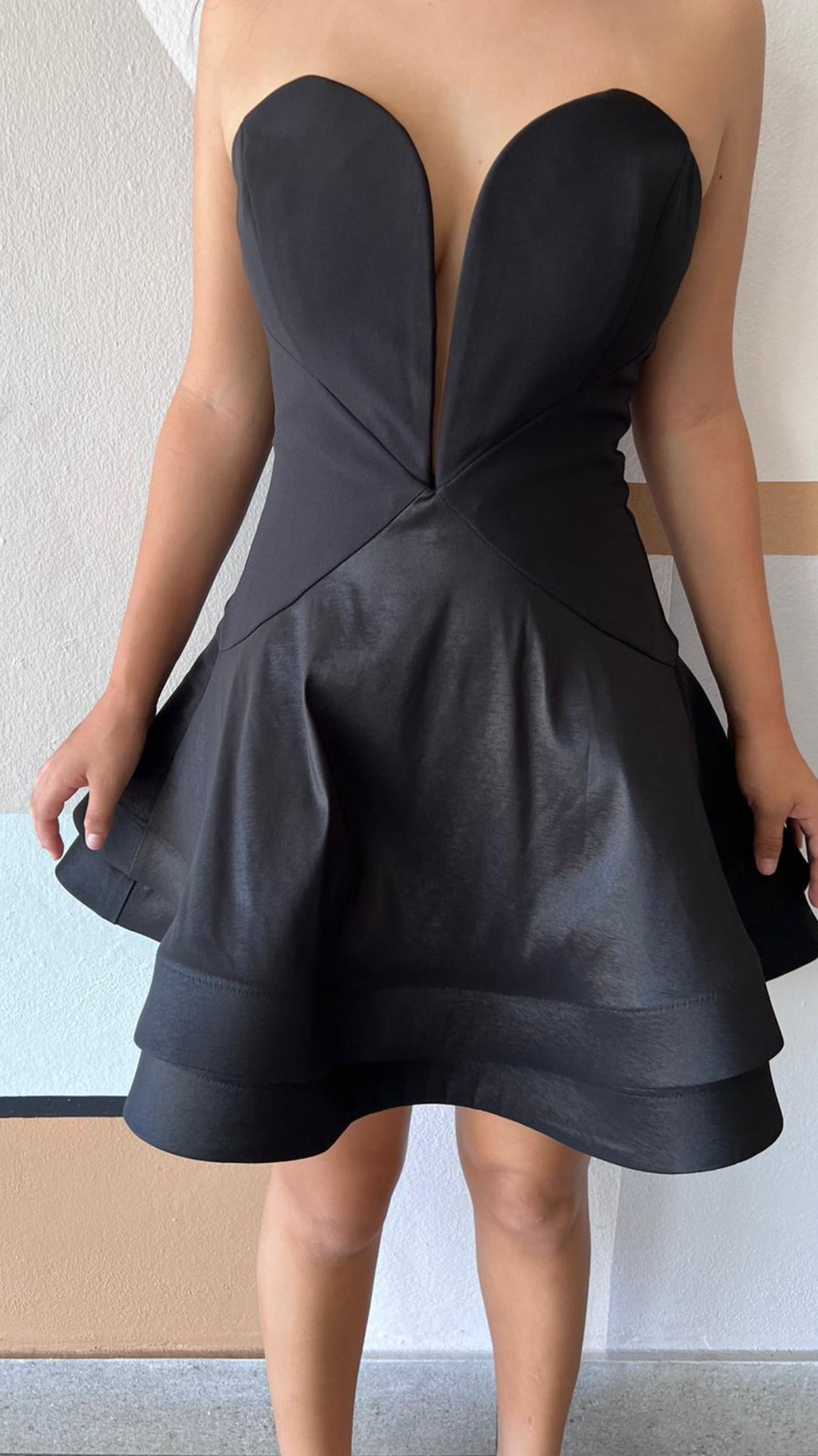 Delicate Sweetheart Strapless Short Dress