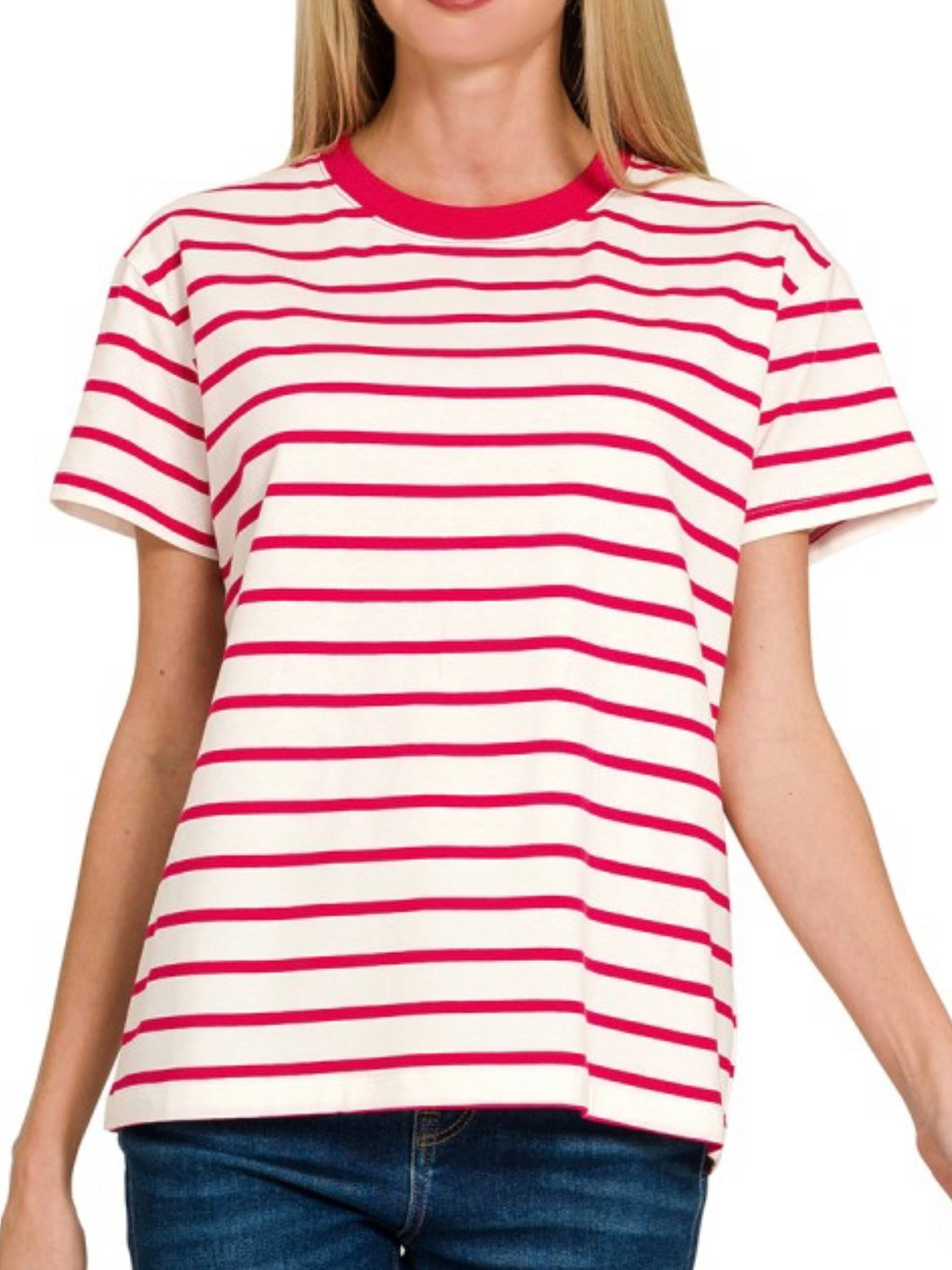 Coastal Stripe Essential Tee
