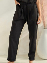 Black Modal Pencil Pant