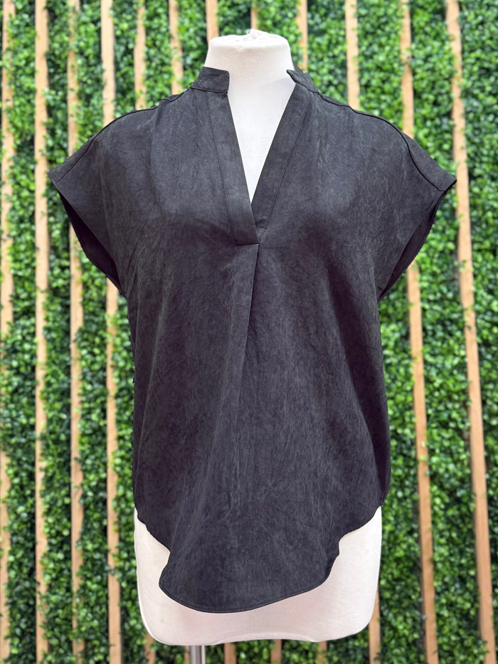 Soft Matte Drop Shoulder Blouse