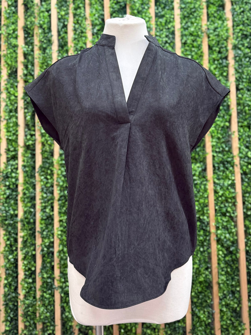 Soft Matte Drop Shoulder Blouse