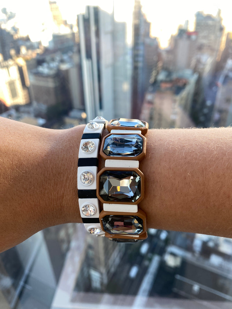 Fun Crystal Bracelet Duo