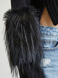 Exquisite Fur Detail Sweater