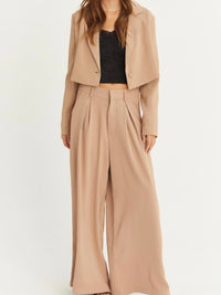 High Rise Wide Leg Pants