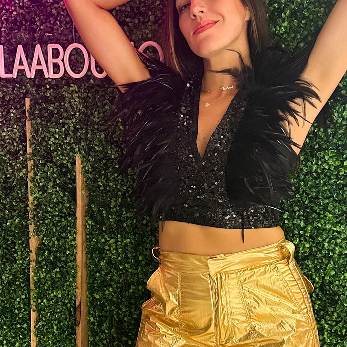 Gold Cargo Pants