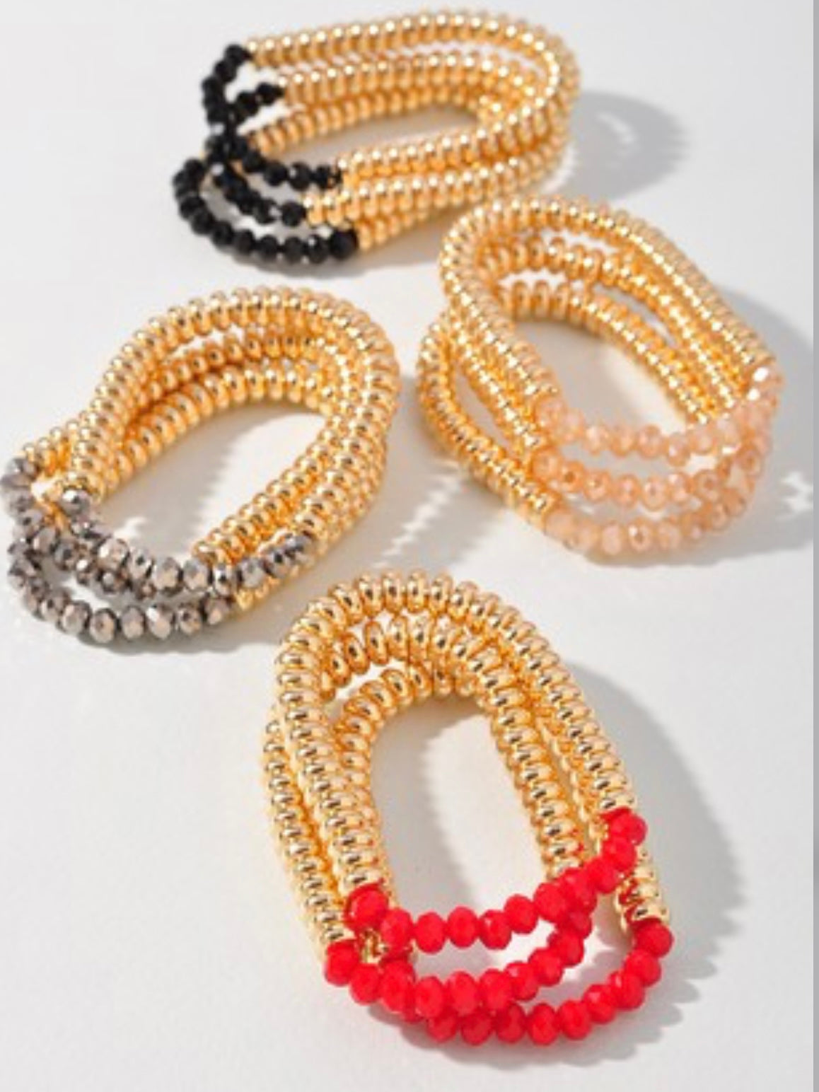 Pearl Beaded Bracelet Set